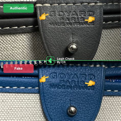 fake goyard vs real|genuine Goyard crossbody bags.